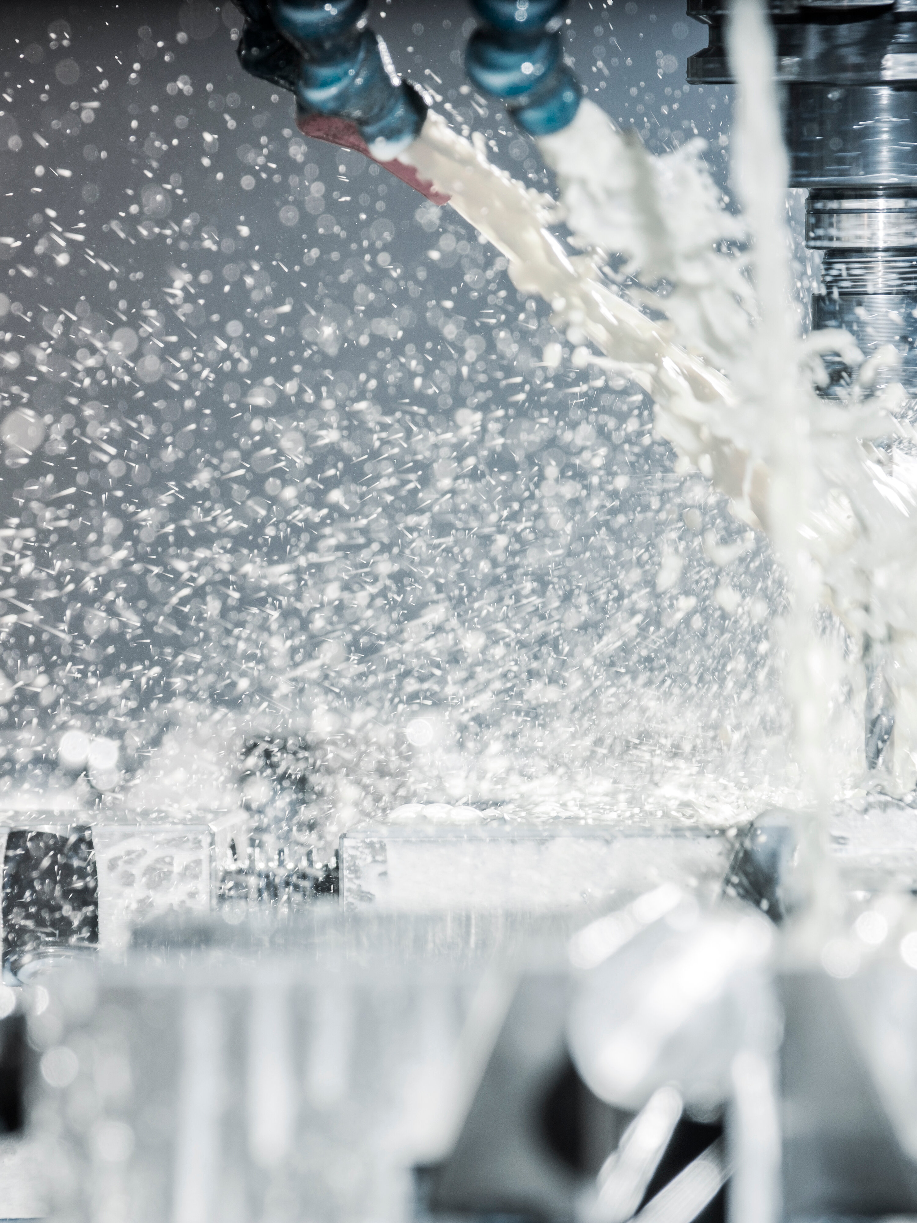 Engranajes oscuros; que se lubrican