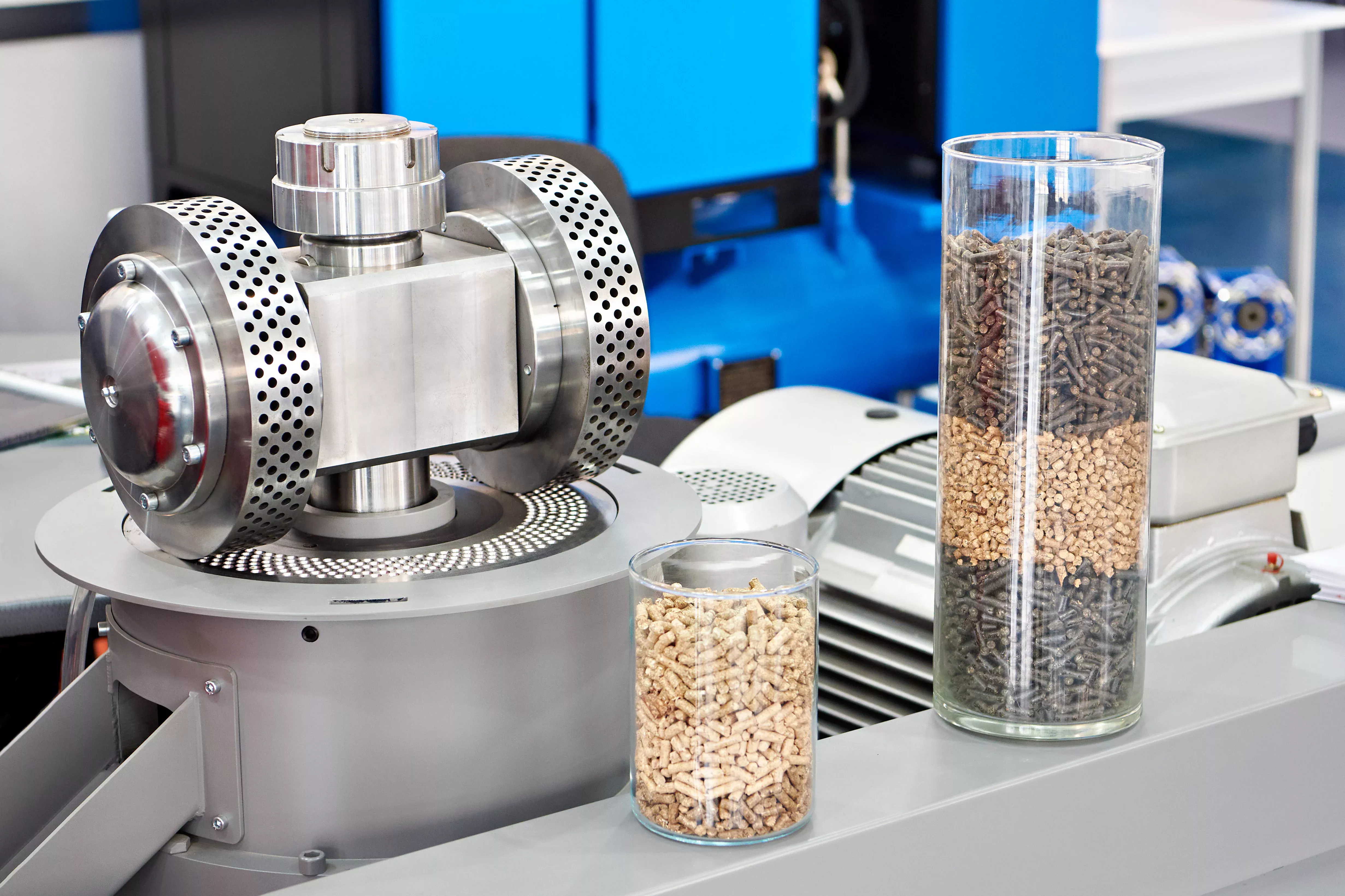 Pellets en la prueba de laboratorio