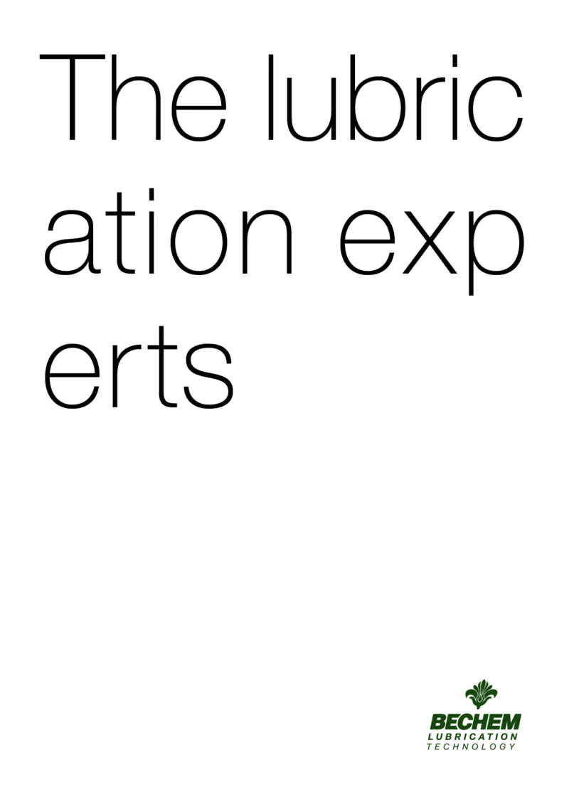 BECHEM Imagebrochure