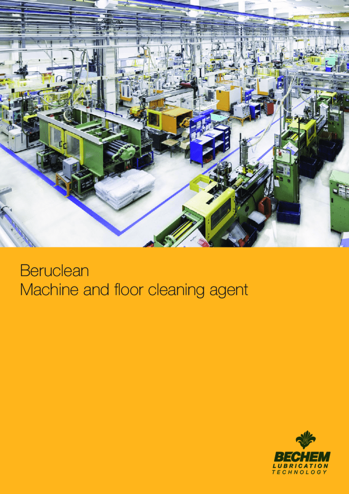 Beruclean Machine and floor cleaning agent