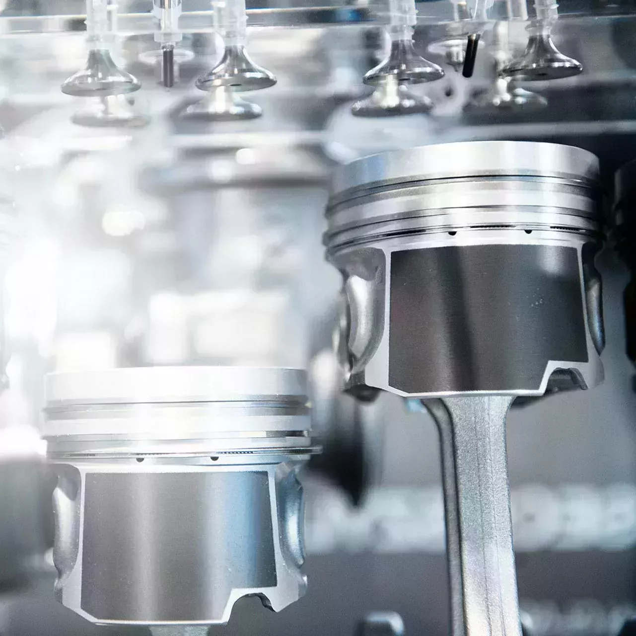 dos pistones para barnices de deslizamiento