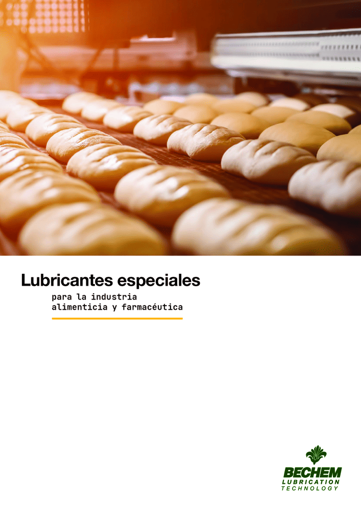 Lubricantes especiales para la industria alimenticia y farmacéutica
