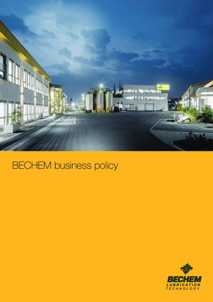 BECHEM Business Policy